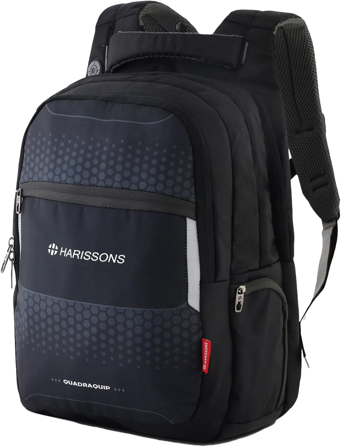 - HARISSONS Speckle 40L Travel Laptop Backpack | Water-Resistant Dobby PU Polyester | Fits 15.6" Laptop | Rain Cover, Secret Pocket, Ventilated Back Panel | Work, Travel & College