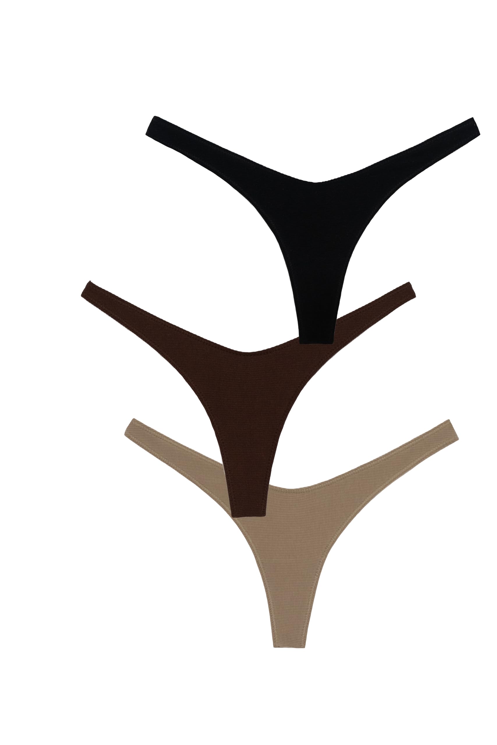 sofianka Breathable soft cotton thong minimal classic look comfort wear made in USA