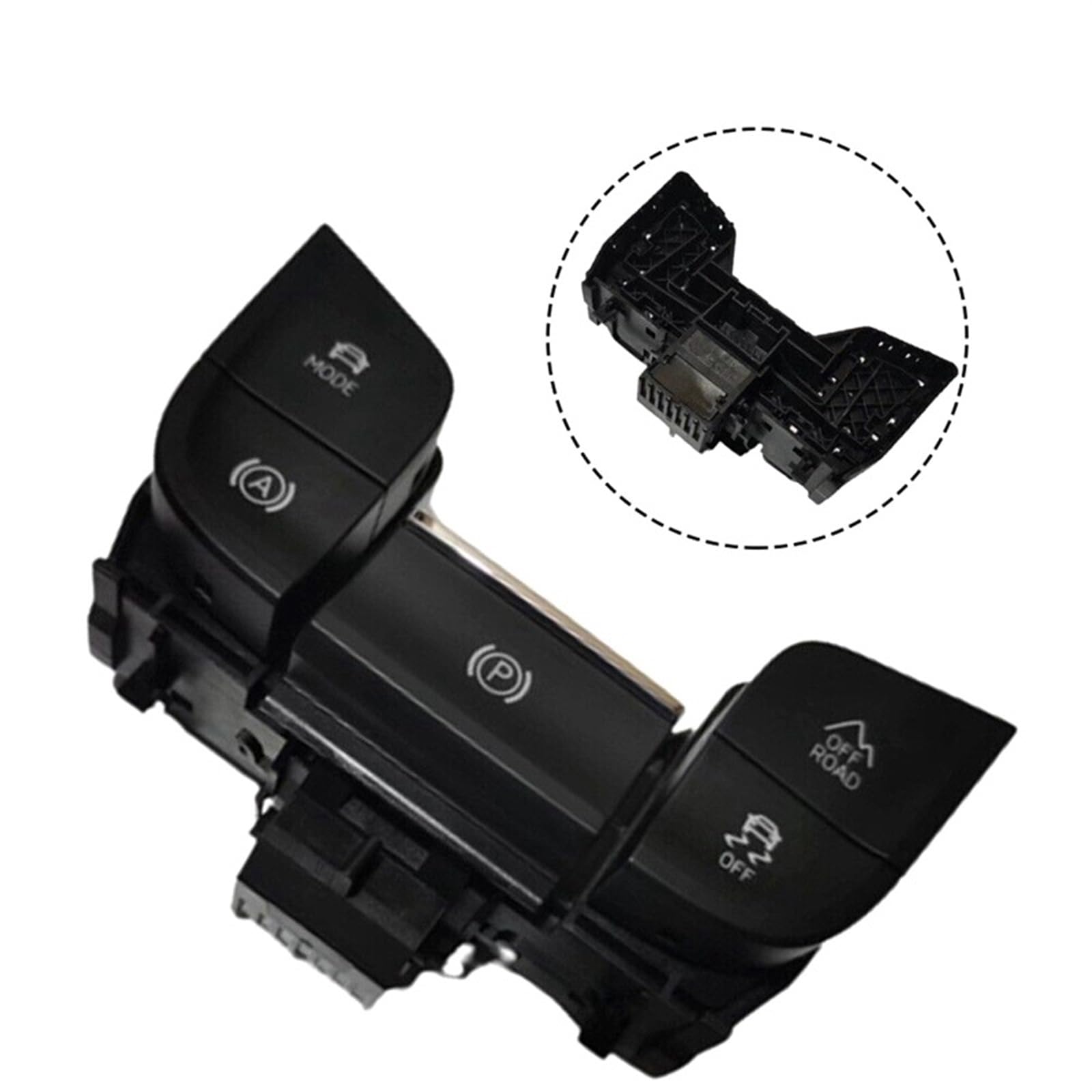 parcheggio Freno Pulsante Compatibile con Skoda per Kodiaq 2.0 4X4 2017 Interruttore Parcheggio Elettrico per Auto Pulsante Freno Mano Accessori Auto OEM:566927225B