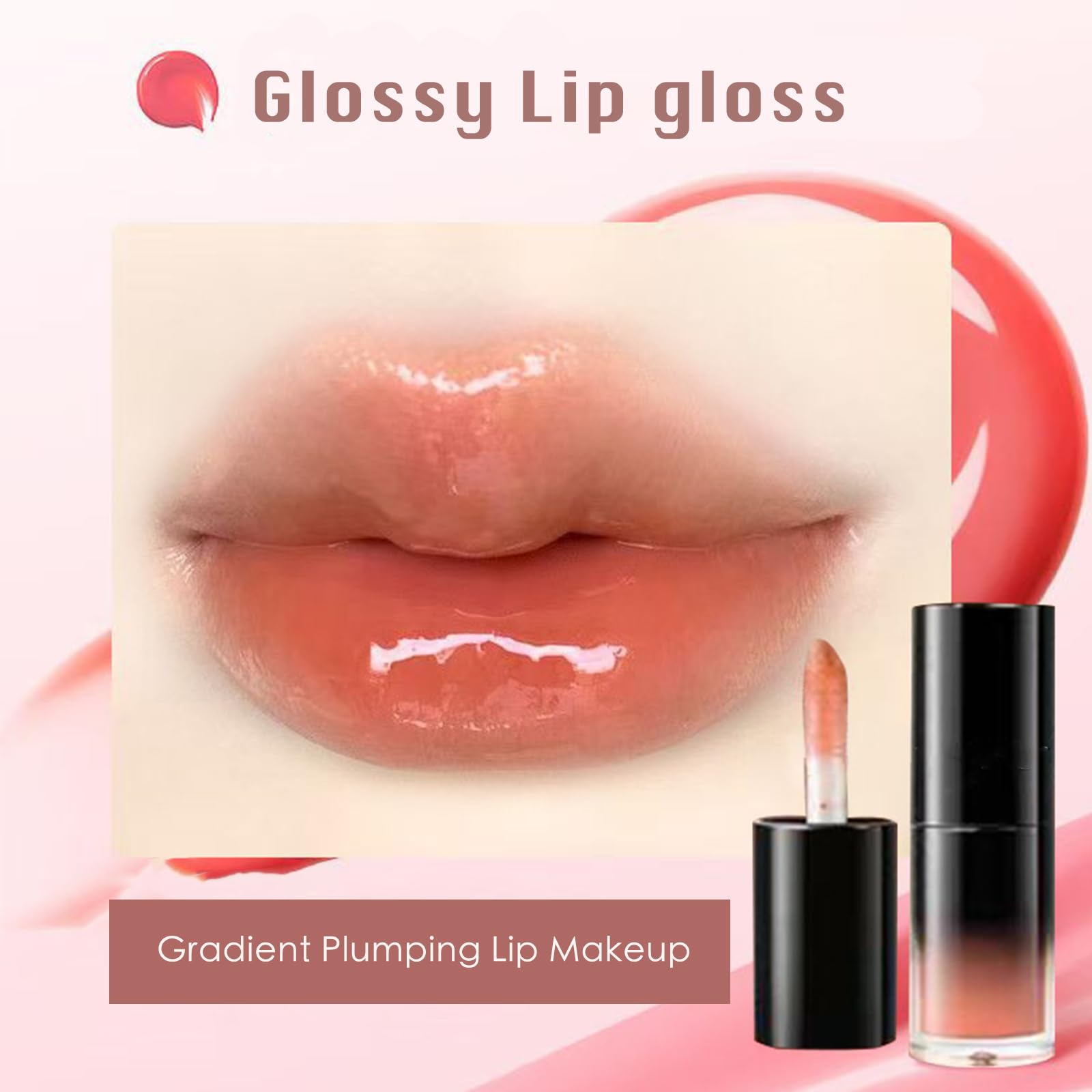Matte Liquid Lipstick Lip Gloss & Liner Set, Velvety Nude Color, Nude Brown, Plumping Lip Liner and Moisturising Butter Gloss - Image 4