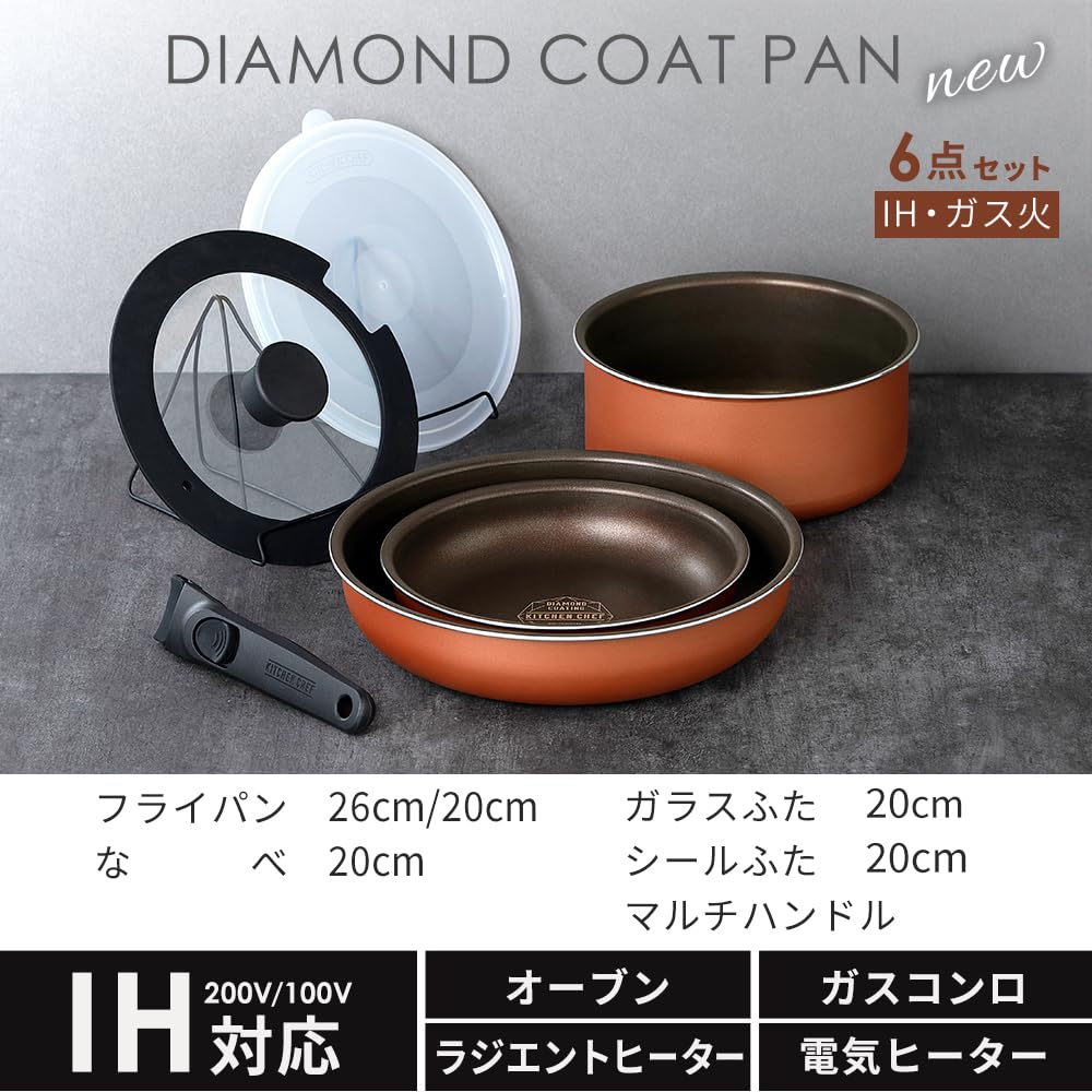 Amazon.co.jp: アイリスオーヤマ フライパン 鍋 セット IH&ガス火対応