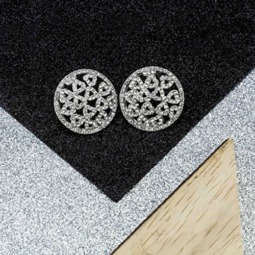 Luxuria Edition Sparkling Off-White Earrings Combo