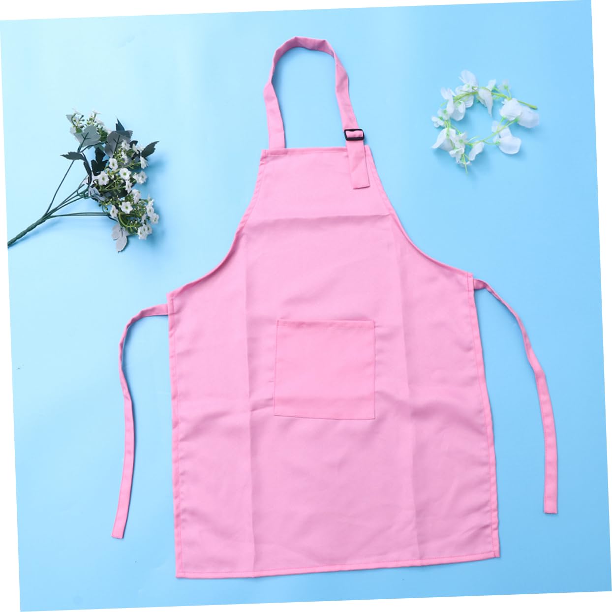 BESTonZON 6piezas Delantal y Gorro Para Juego Completo De Cocina y Repostería Grande Color Rosa