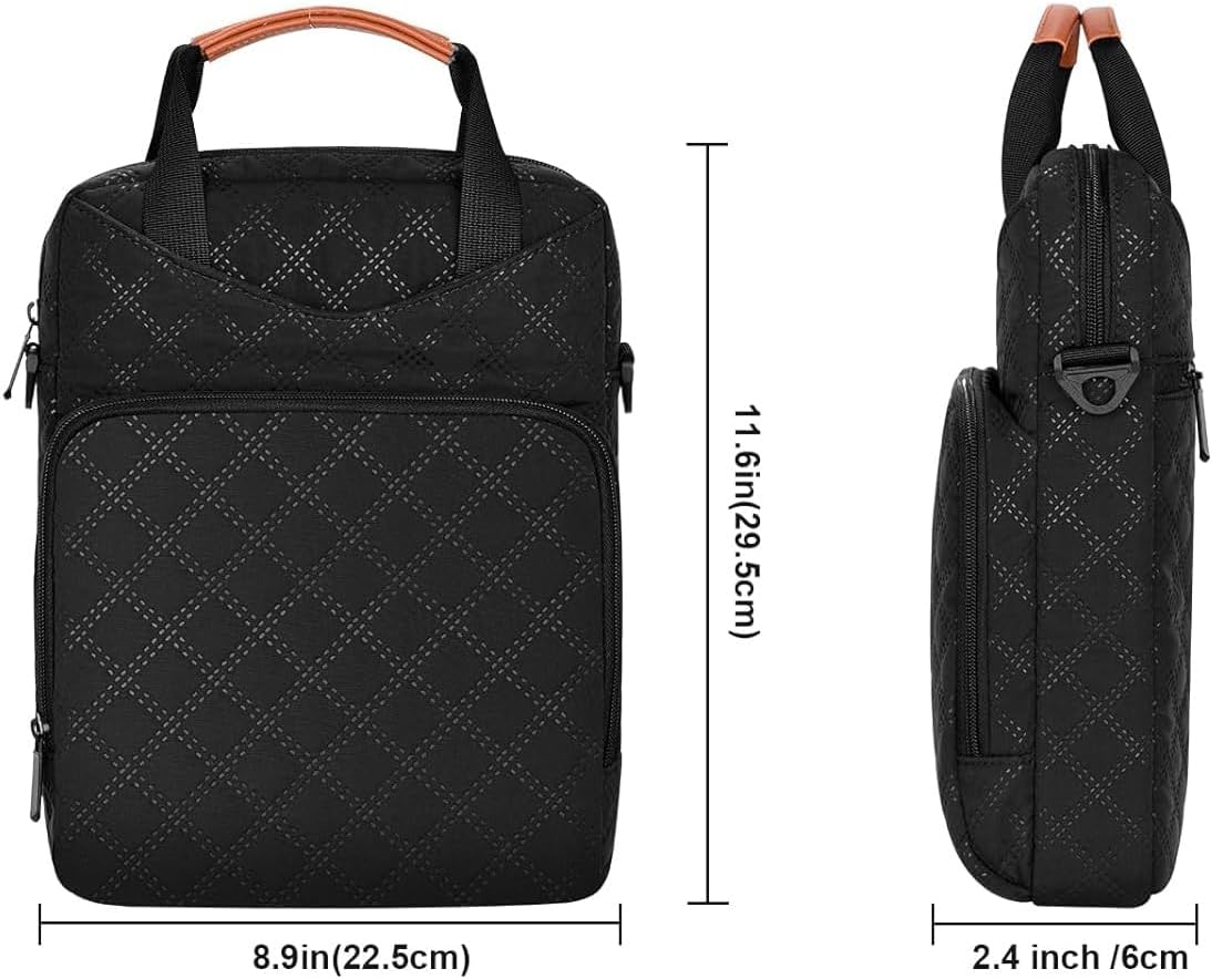 Tablet Shoulder Bag Sleeve Carrying Case with Strap, Fits 9-11 Inch iPad & All Tablets | Breathable Material