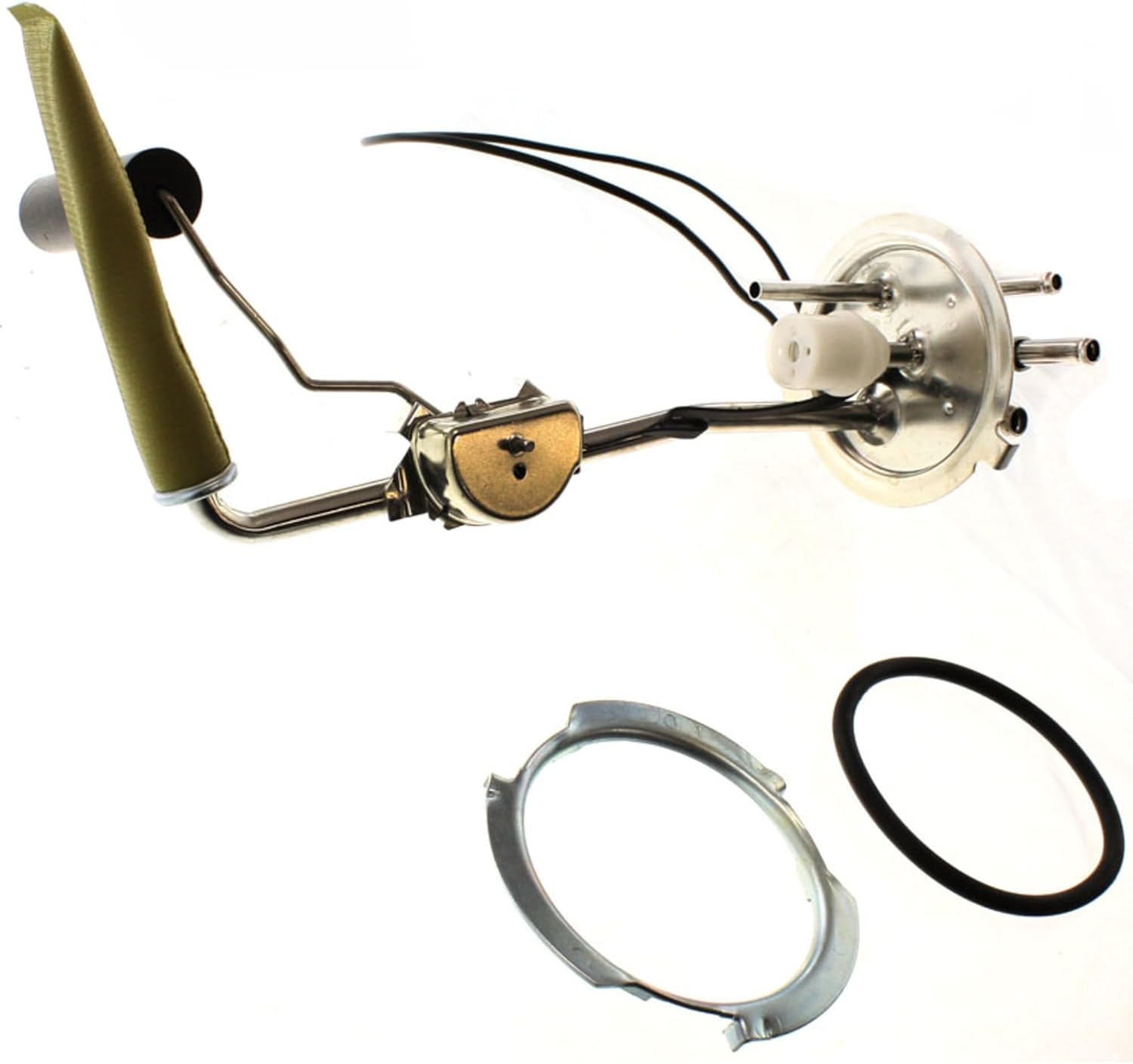 Garage-Pro Fuel Sending Unit Compatible With 1980-1986 Chevrolet C10, For 1980-1986 Chevrolet K10, For 1980-1986 GMC C1500, Right Side 1/4 in. Butt Flare Inlet, 3/8 in. Butt Flare Outlet, 3 Ports