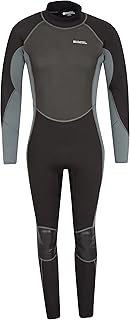 Mountain Warehouse Mountain Warehouse Mens Full Length Neoprene 2.5mm Wetsuit - Back Zip, Adjustable Neck Closure - For Spring Summer Swimming and Surfing