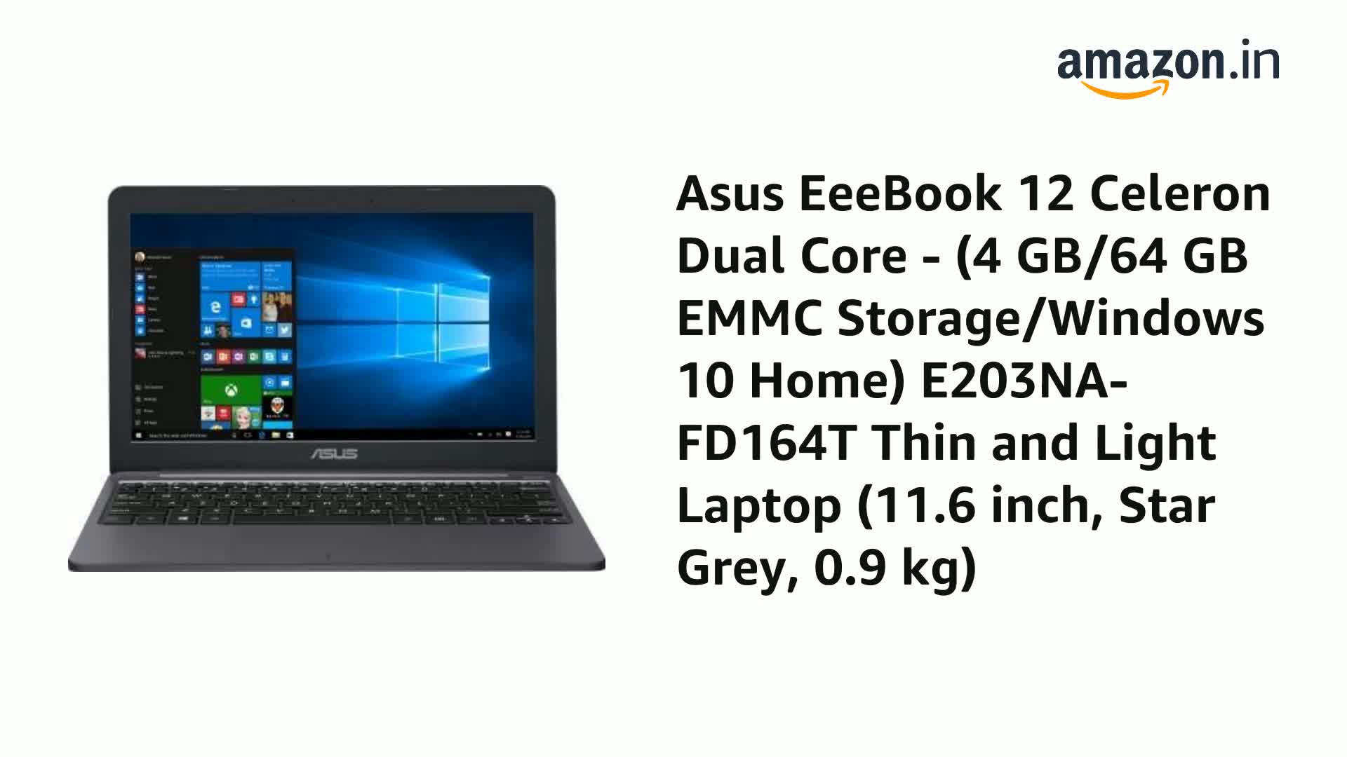 Asus EeeBook 12 Celeron Dual Core - (4 