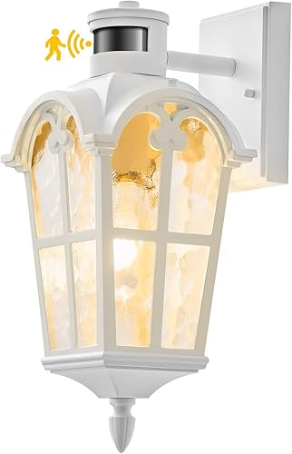 Miniatura 9 de Luces de pared para exteriores con sensor de movimiento luces exteriores del anochecer al amanecer montaje en pared luz LED de pared de jardín al