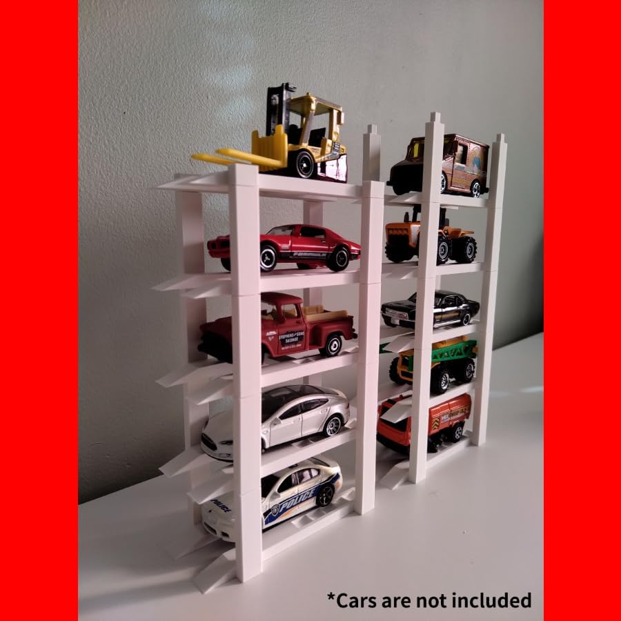 Stackable Display Stand/Shelf/Rack for Hotwhee 1/64 Scale Diecast Cars Shelf