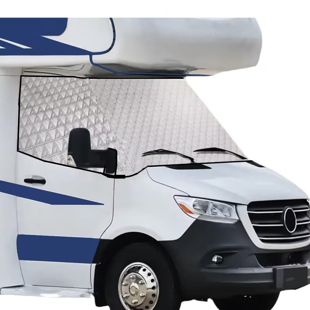 Osłona przedniej szyby samochodu do samochodu FIAT Ducato, Citroen Jumper X250/290, zewnętrzna mata termiczna na okno, wodoszczelna, ochrona przed słońcem