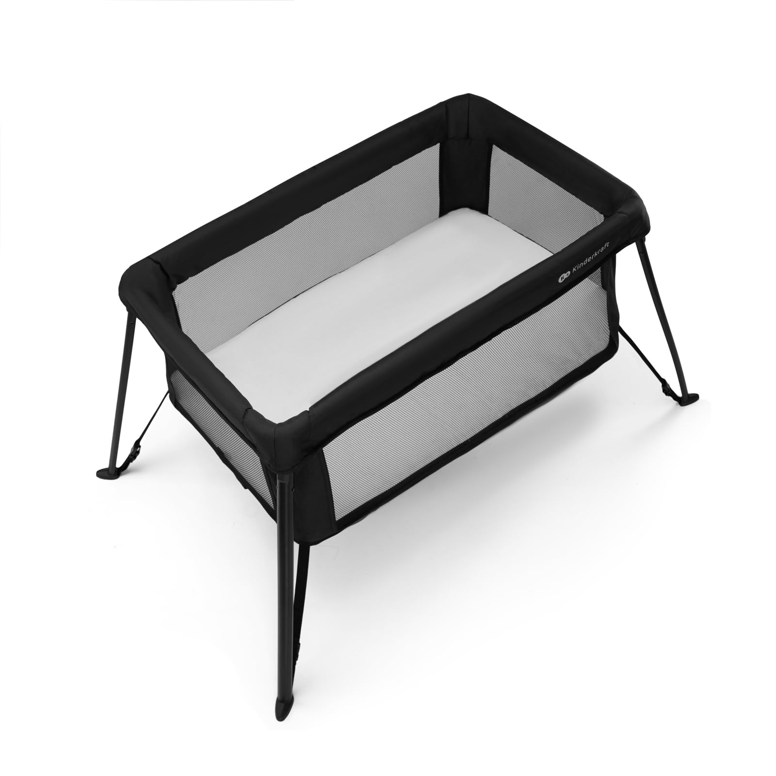 Kinderkraft Cami Lit Parapluie 3 en 1, Lit bébé avec Matelas, Noir