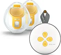 Bomba Tira Leite Elétrica Dupla Swing Maxi Hands Free | Fácil de Usar, Intuitiva, Ideal para a Extração em Movimento e com Mãos Livres