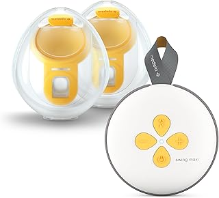 Bomba Tira Leite Elétrica Dupla Swing Maxi Hands Free | Fácil de Usar, Intuitiva, Ideal para a Extração em Movimento e com Mãos Livres - Produto 10 mais recomendado com 3.9 estrelas