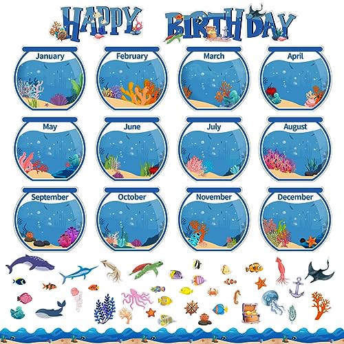 Sosolong Under The Sea Birthday Bulletin,Ocean Theme Classroom,Fish...