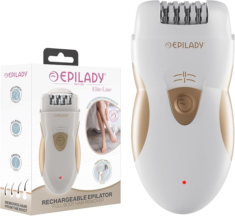 Legend 5 Cordless Epilator, Hair Removal Device for Women | Root-Level Smooth Skin for 4-6 Weeks, Cordless Rechargeable Freedom, 56 Tweezers, Epilators Hair Removal for Women