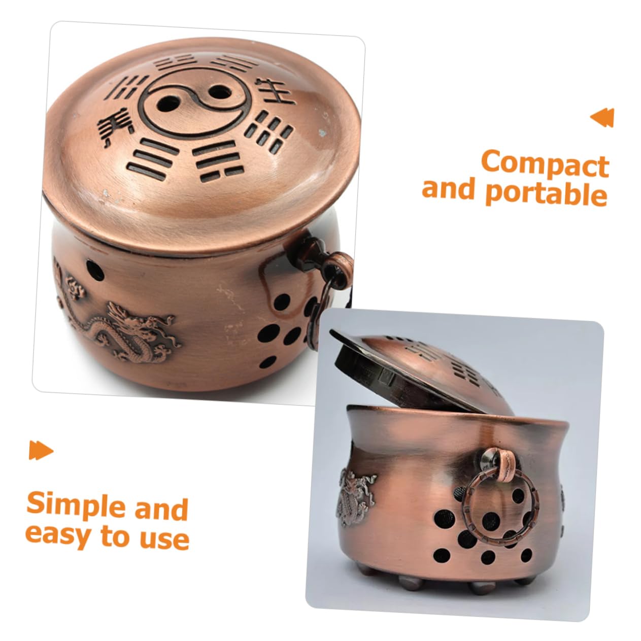 FOMIYES Moxibustion Kit Moxibustion Box Pot Portable Scraping Pot for Household Use
