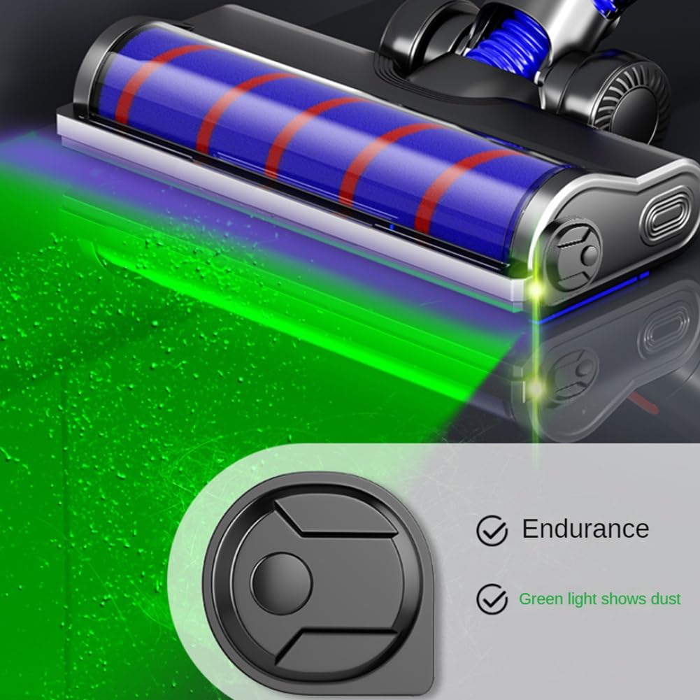 Luces de Visualización de Polvo para Aspiradora Lámpara LED con Visualización de Polvo de Mascotas Claramente con Batería Accesorio Universal para Aspiradora-A