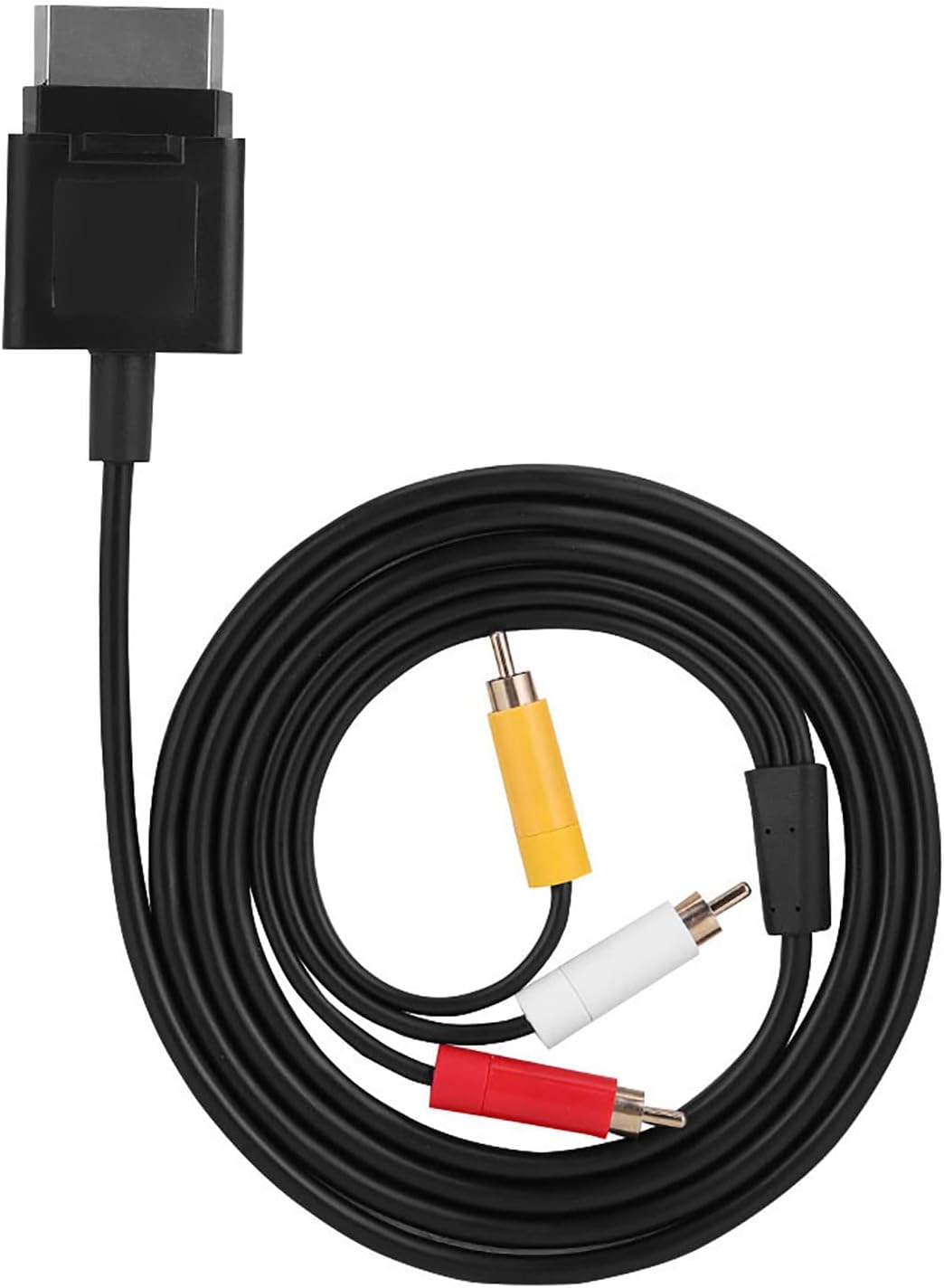 Gamer Gear Cavo AV Composito RCA 1.8m Per Console Xbox Originale - Connettore Giallo, Bianco, Rosso