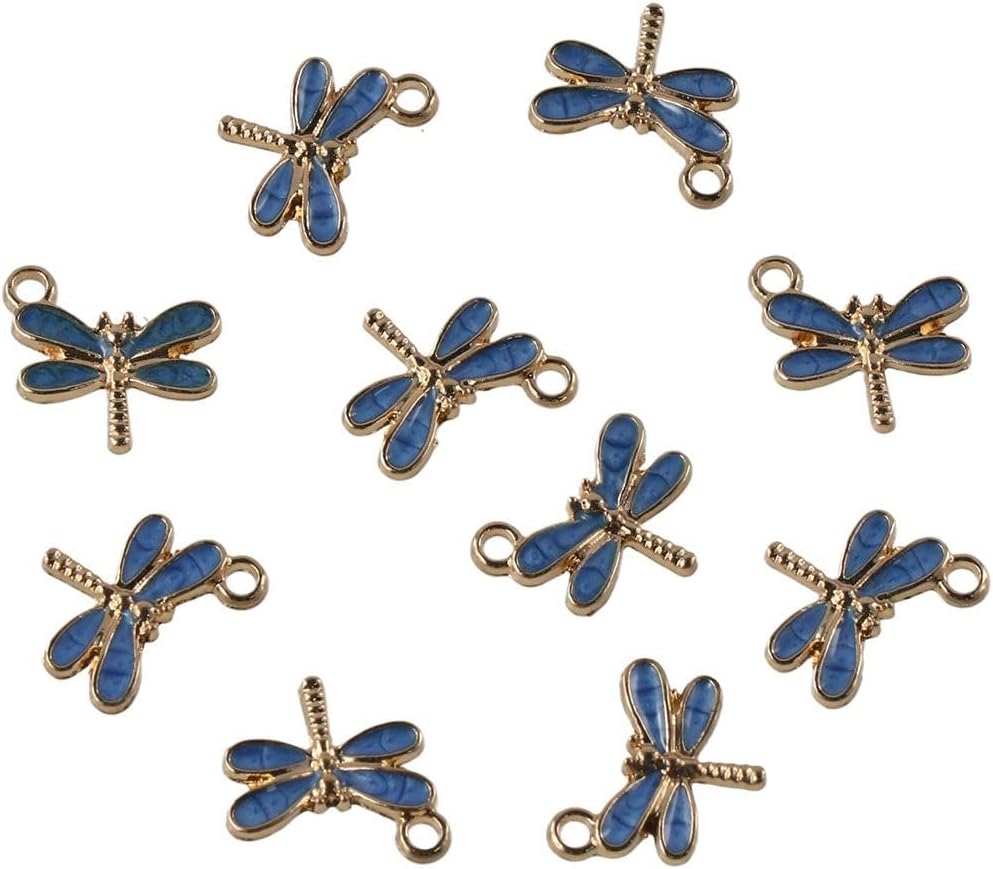 40 Pcs 4 Styles Colorful Dragonfly Charms,3D Animal Charms for Jewelry Making,DIY Crafts Decor - Image 5