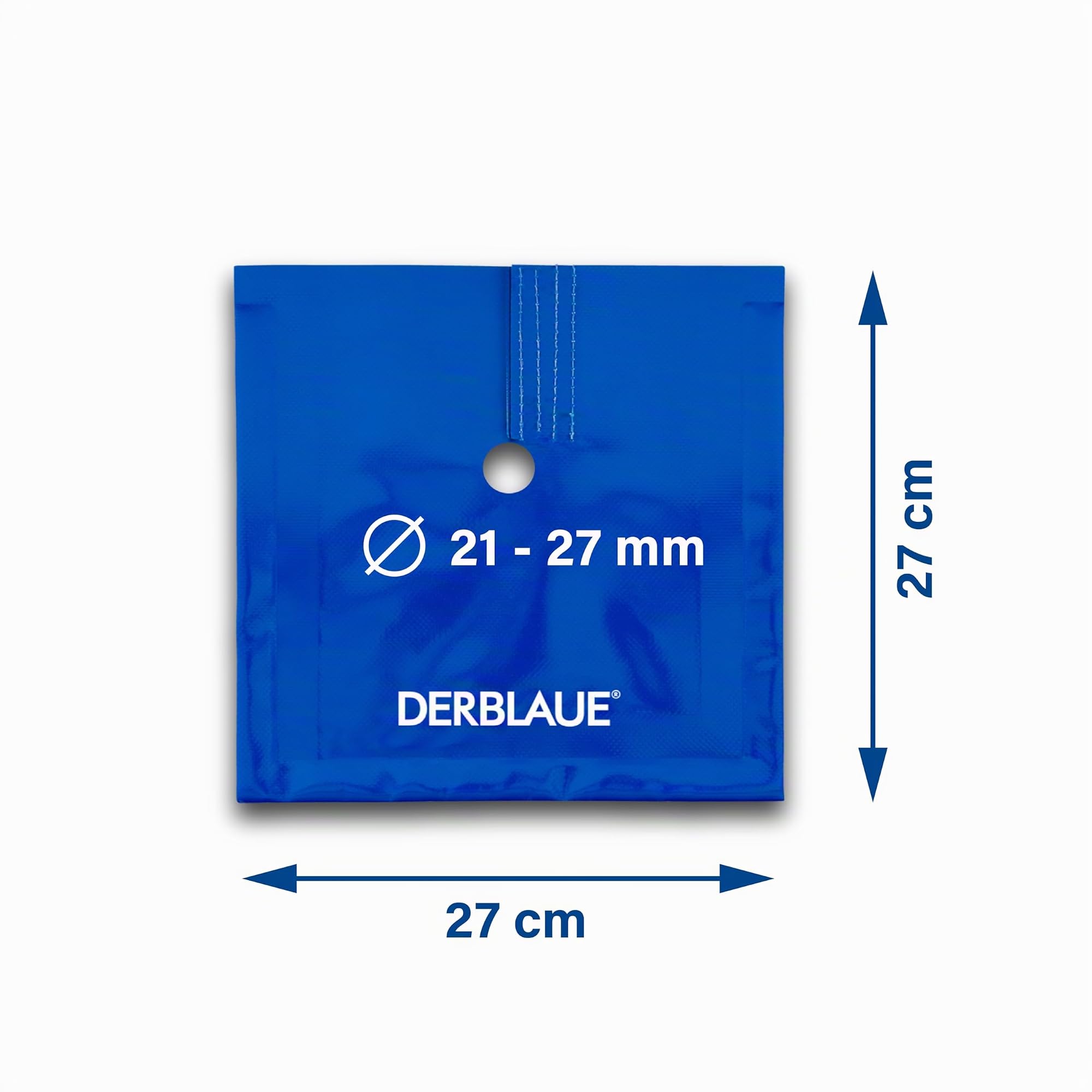DERBLAUE® Rosace simple – Protection anti-éclaboussures et accessoire pratique pour un travail propre sur tous types de tuyaux – pour l'eau, l'hydraulique, le froid et la climatisation (22 mm)