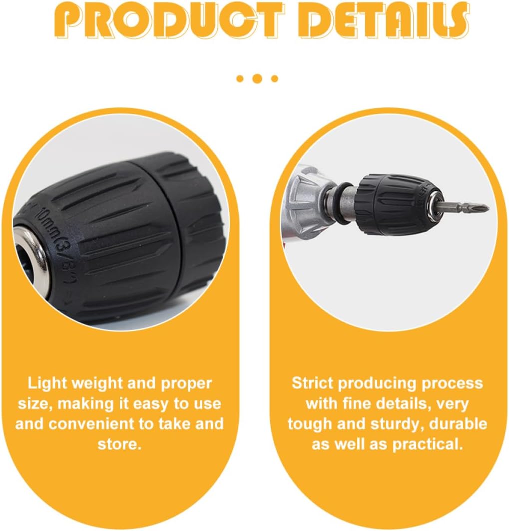 Deep Impact Socket Socket Adapter for Drill and Impact Wrench Lightweight and Sturdy Chrome-vanadium Steel