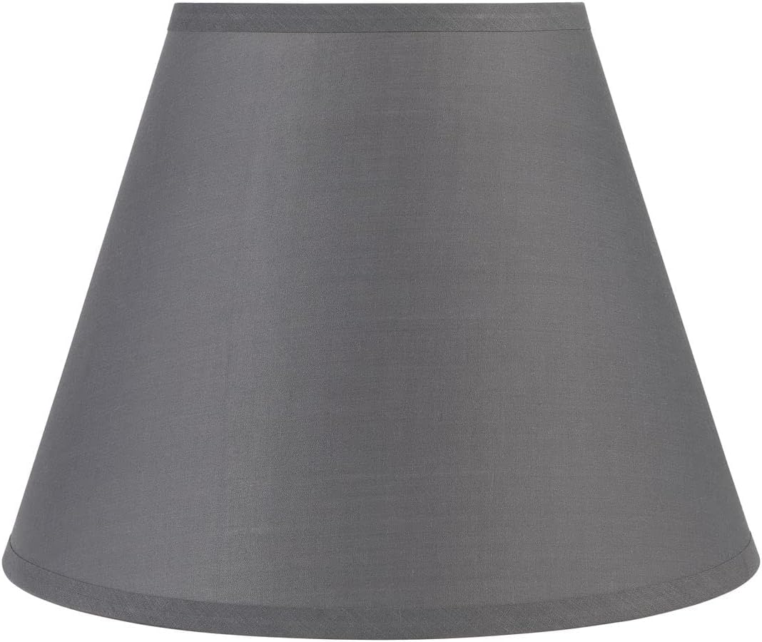 Aspen Creative 58780 Empire Uno Lamp Shade in Azure Blue, 7" Top x 13" Bottom x 10" Slant Height, Slip UNO 33mm