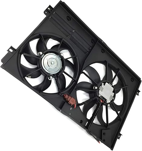 Miniatura 3 de PartsFlow Conjunto de ventilador de refrigeración del radiador para Audi A3 2004-2013 para Audi S3 2004-2012 para Audi A3 Quattro 2004-2008 para