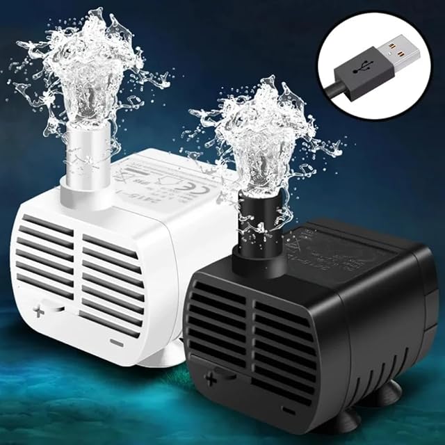 Foto 3 de 6 de Nsssunnre Bomba de Agua USB Silenciosa Bomba de Agua Sin Escobillas para Dispensador de Agua para Mascotas…