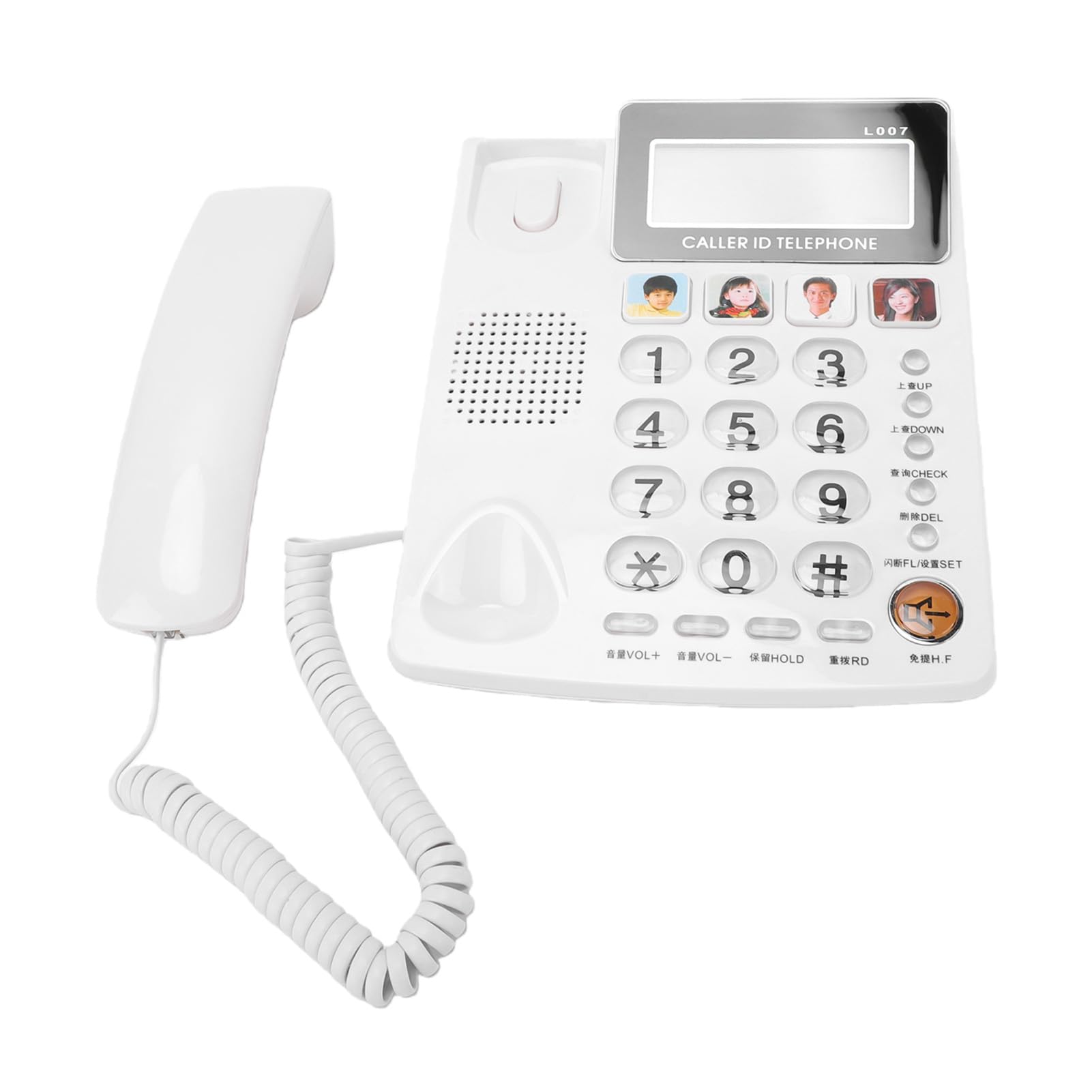 Sorandy Telefono a Filo per Anziani, Volume Alto, Composizione Facile