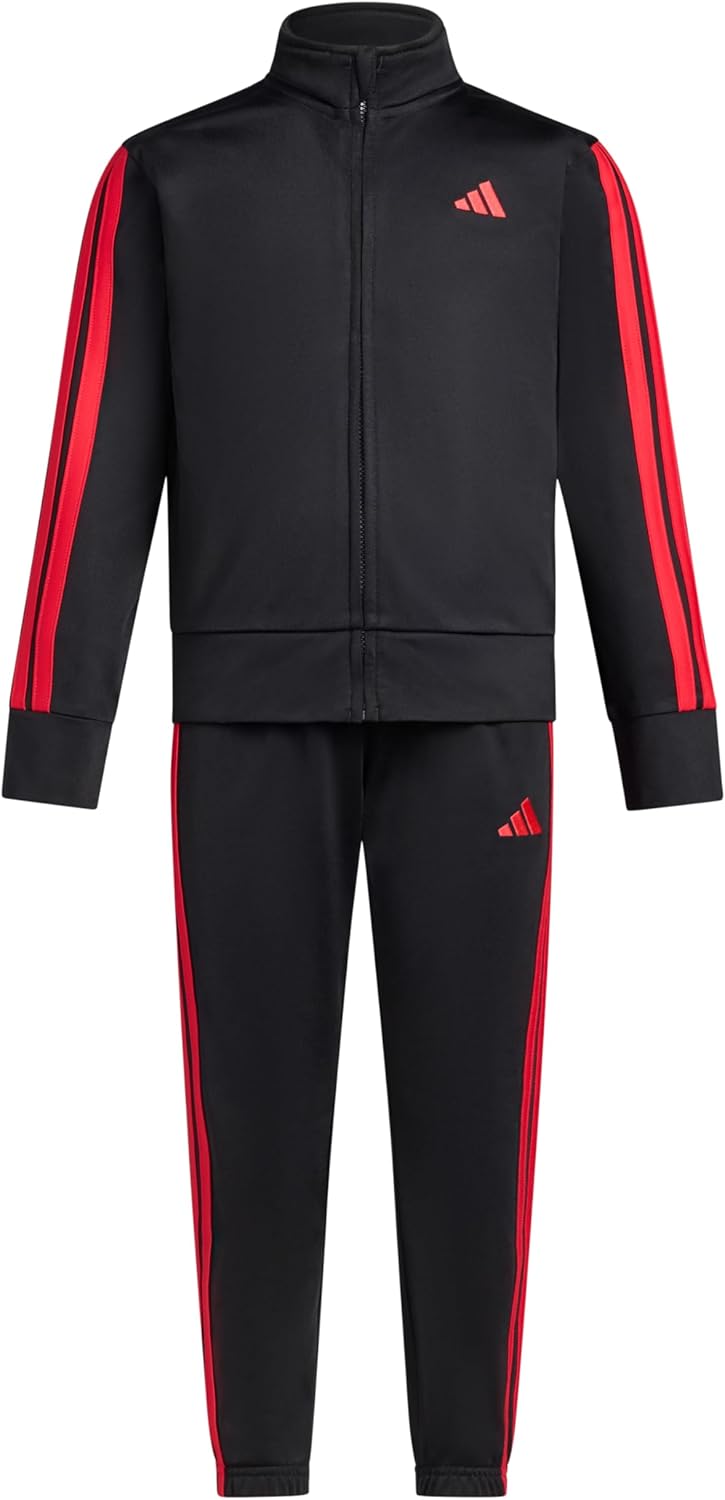 adidas Boys’ 2-Piece Full-Zip Jacket and Jogger Set