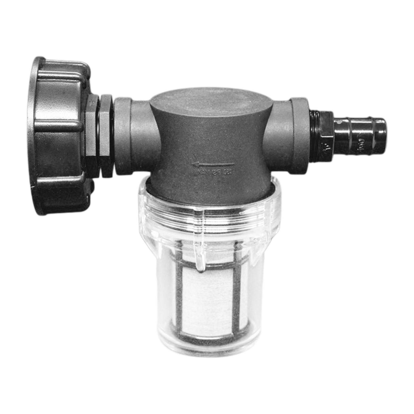 Kbsin212 IBC Tank Adapter, IBC Faucet Tank Adapter, Ton of Barrel Accessories with Filter Outlet, Barrel Adapter, Garden Pipe Connection Elbow, for Outlet Tap for Most Barrel Shaped Barrels