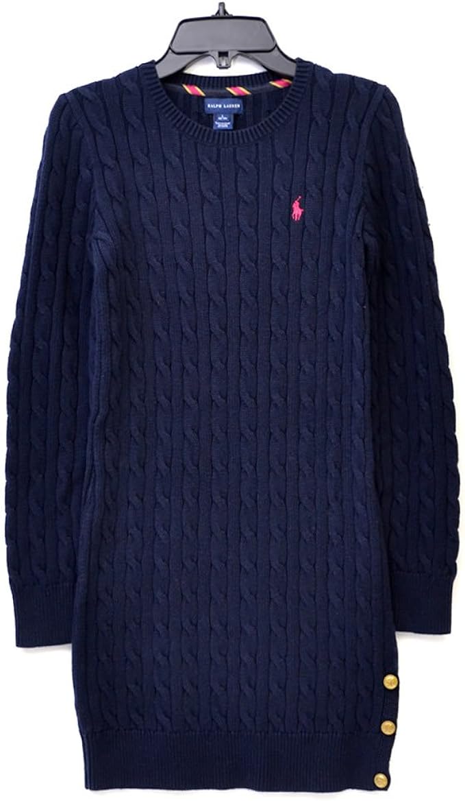 Amazon Co Jp ラルフローレン Polo Ralph Laurenニットワンピース 女性 レディース 並行輸入品 L 服 ファッション小物