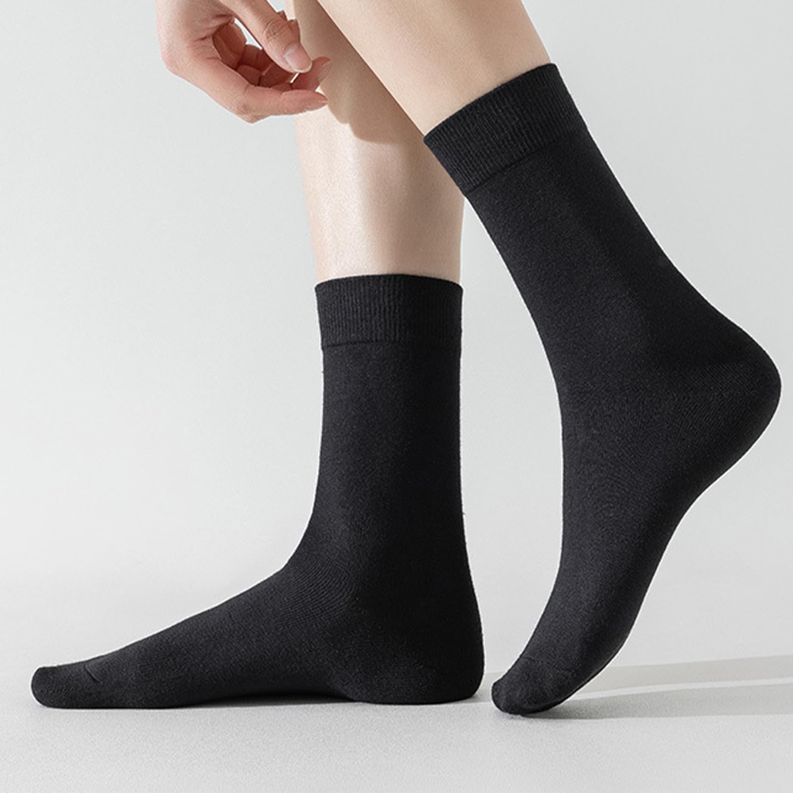 Wamicu Calzini Uomo E Donna, 5 Paia Calzini Donna Cotone, Ottima Qualità Di Cotone Calzini Unisex, Confortevoli E Traspirante Calze Running