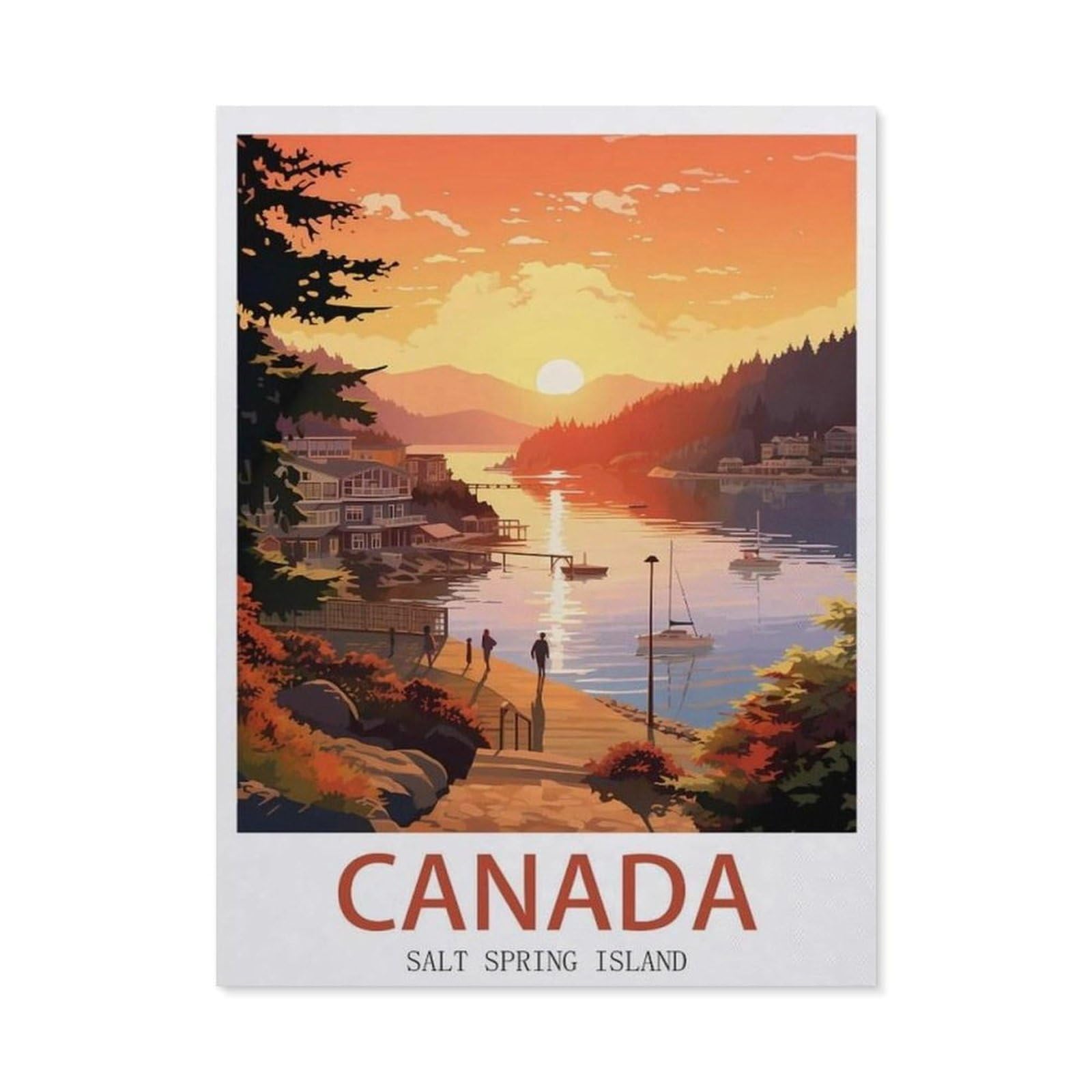 Tin Sign，Saint John Canada(30x40cm）
