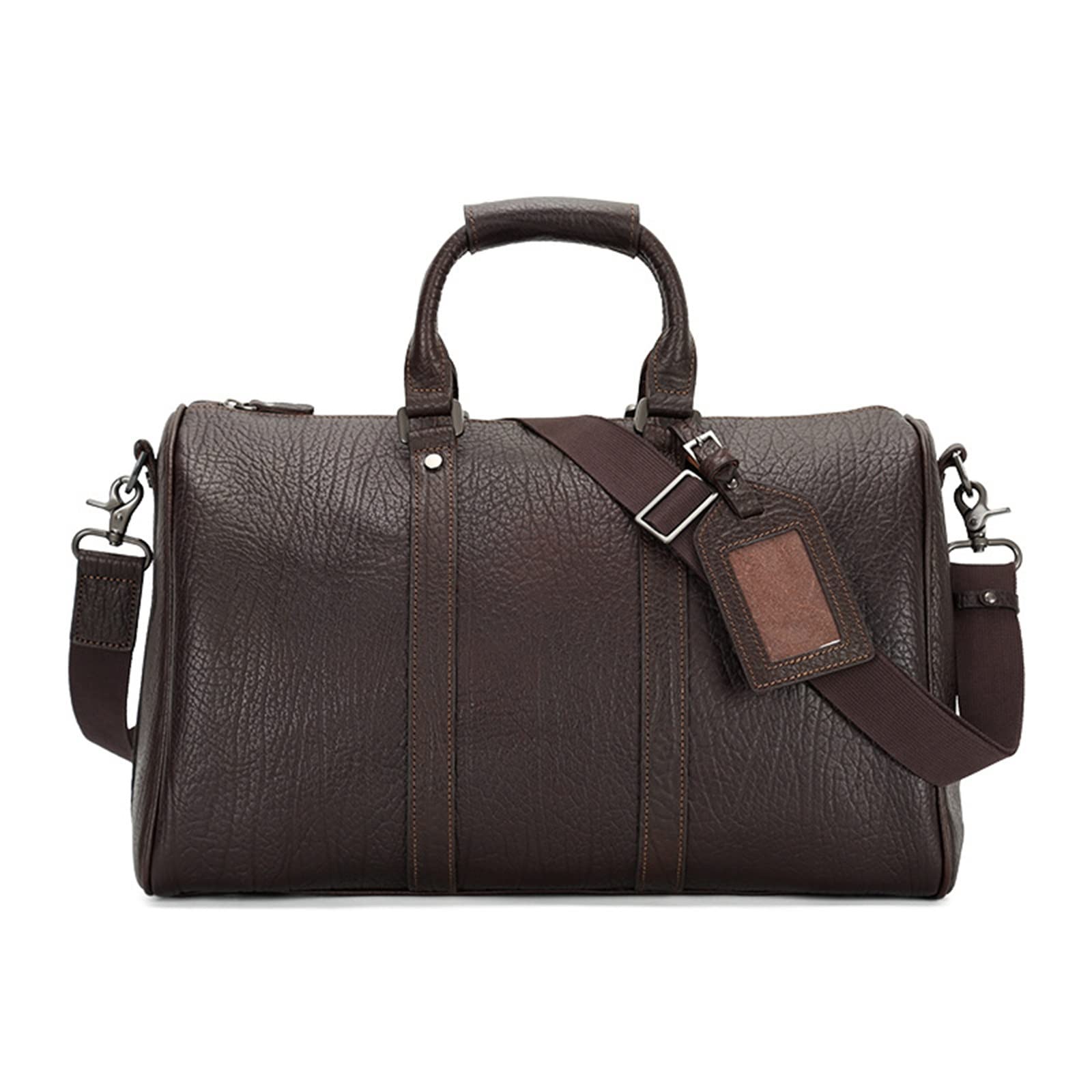 Bolso de Equipaje de Mano para Hombre Bolso de Viaje Cuero Travel Gym Sports Fin Semana para Mujeres Hombres