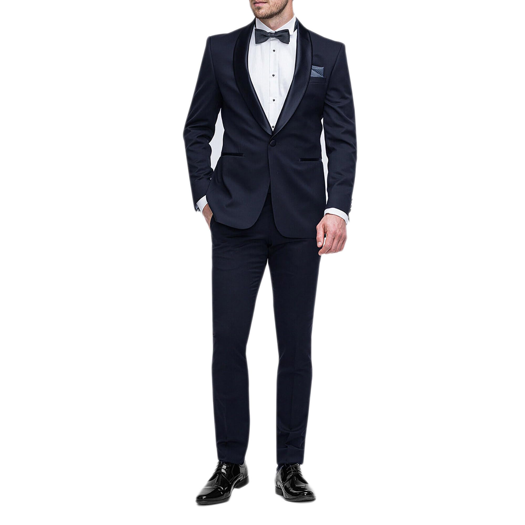 Smoking Homme Ligne Couturière Robe Élégante Ensemble Veste Pantalon Cérémonie Mariage