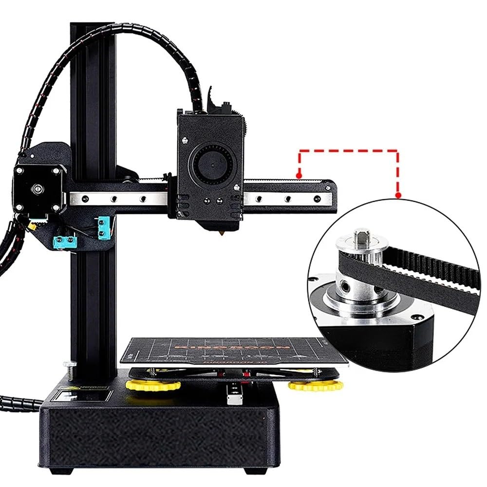 GT2 Geschlossener Zahnriemen – 6 Mm Breite, Längen 392-460 Mm, Neopren Mit Fiberglaskern – Für 3D-Drucker & CNC