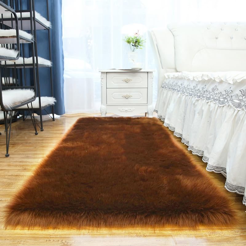 Tapis de sol pelucheux pour créer un coin lecture cosy dans la chambre