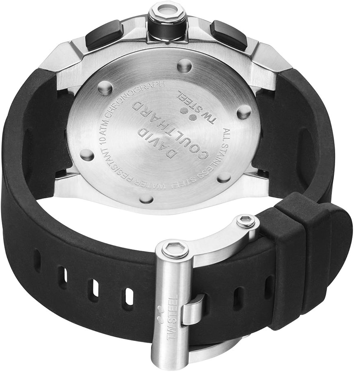 TW Steel Orologio cronografo Quarzo Unisex con Cinturino in Silicone CE4019