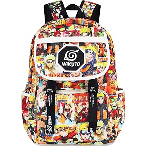 Roffatide Anime Mochila para Naruto Laptop Bag Cover