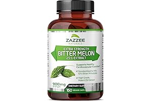 Zazzee Extra Strength Bitter Melon 25:1 Extract (150 Capsules)