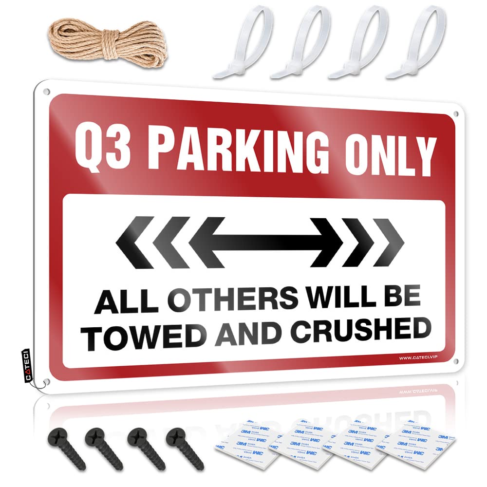 Fzfn Colour Pool Stuff Essentials Decoration - Q3 Parking Only Inappropriate Metal Wall Art Ready To Hang For Farm(30X40cm)