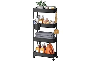 Pipishell Slim Storage Cart with Wheels: The Narrow Space Solution for Your...