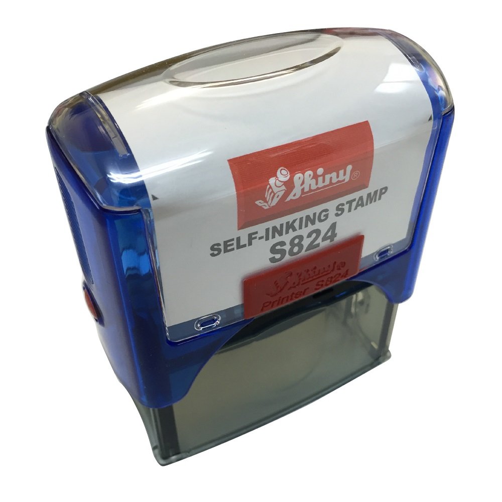 Shiny Self Inking Stamp Mail Pack S824 TSK-71553 Aquamarine