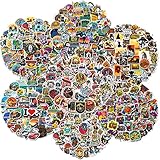 Aufkleber 350 coolen Zufälligen Wasserfesten Aufklebern Vinyl-Skateboard-Aufklebern Verschiedene Packungen für Laptop Reisekoffer Wasserflasche Auto Fahrrad Geschenk für Jugendliche Kinder Erwachsene