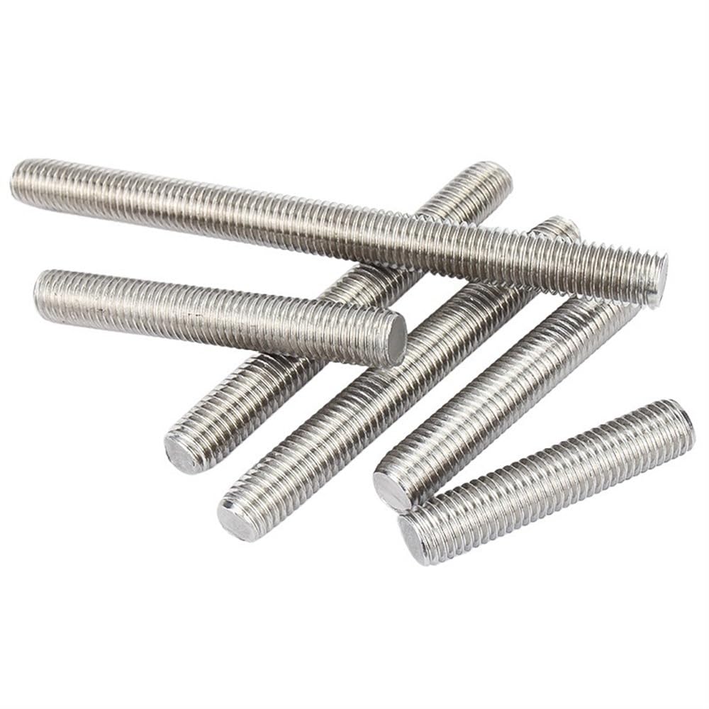 Threaded rods Full Thread Bar Rod, M14 M16 M18 M20 Stainless Steel Fully Threaded Rod, Length 130 140 150mm Fully Threaded Rods 1pc(M20 x 100MM)