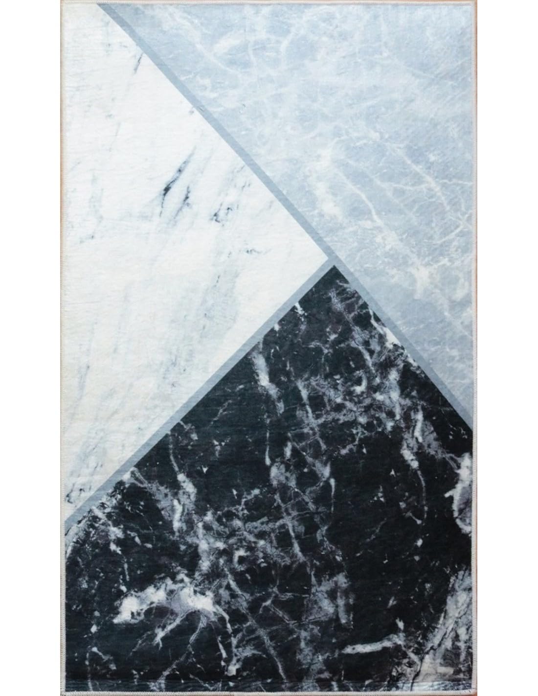Mani Textile Tapis Marbré Tricolore 80x150m