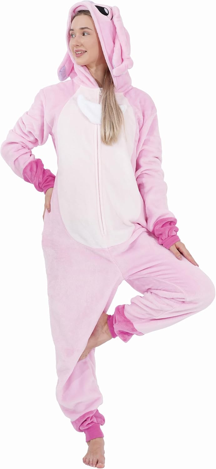 Beauty Shine Unisex Adult Onesie One Piece Pajamas Cosplay Cartoon Costume Halloween Christmas Sleepwear Jumpsuit Homewear - Image 4