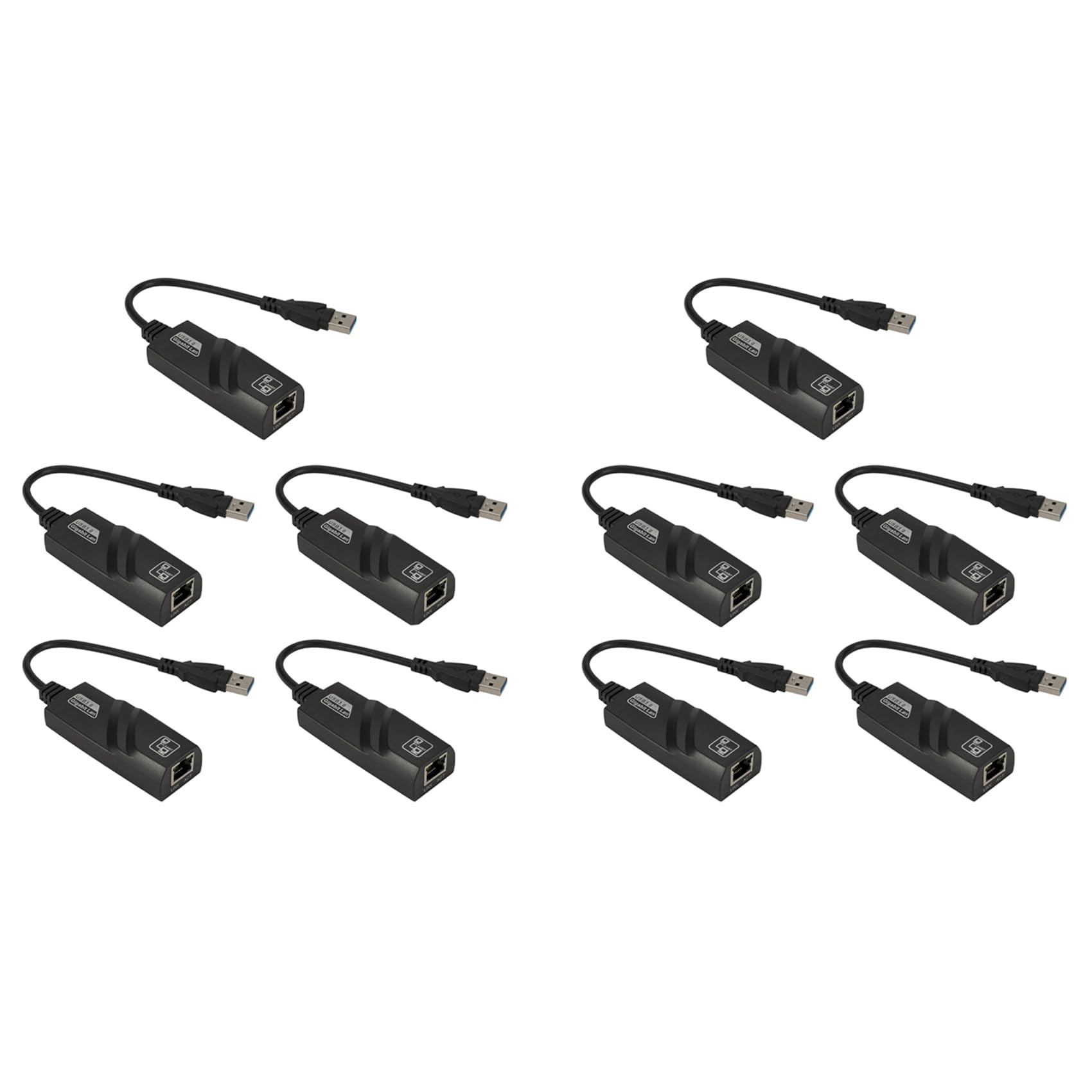 10X Carte LAN USB 3.0 vers Gigabit USB Carte Réseau 1000 Mbps pour Android TV Laptop Desktop
