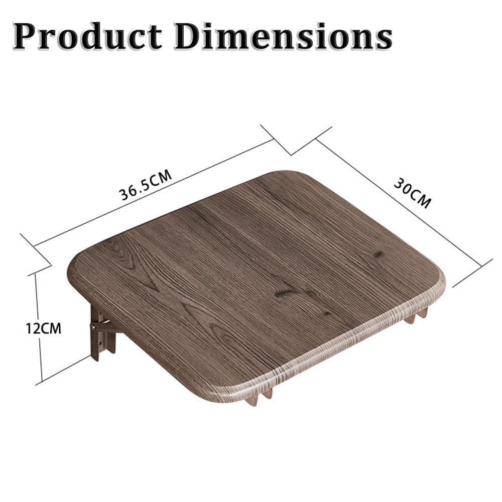 Sgabello pieghevole da parete, design salvaspazio, capacità 175 kg, sedile ribaltabile compatto e robusto per doccia, ingresso, corridoio, camera da letto e bagno